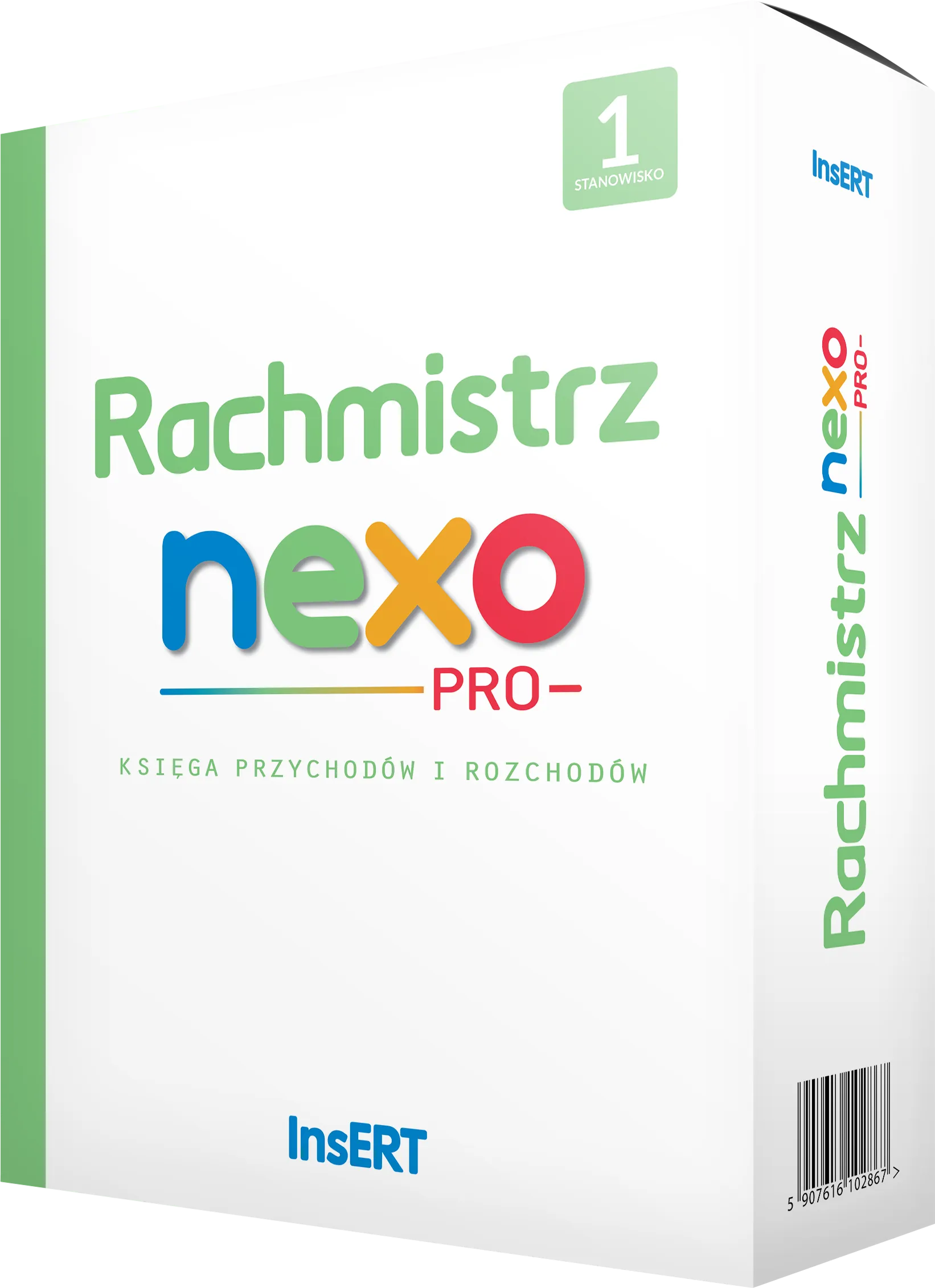 Pudełko Rachmistrza nexo PRO w wariancie 1 stanowisko.
