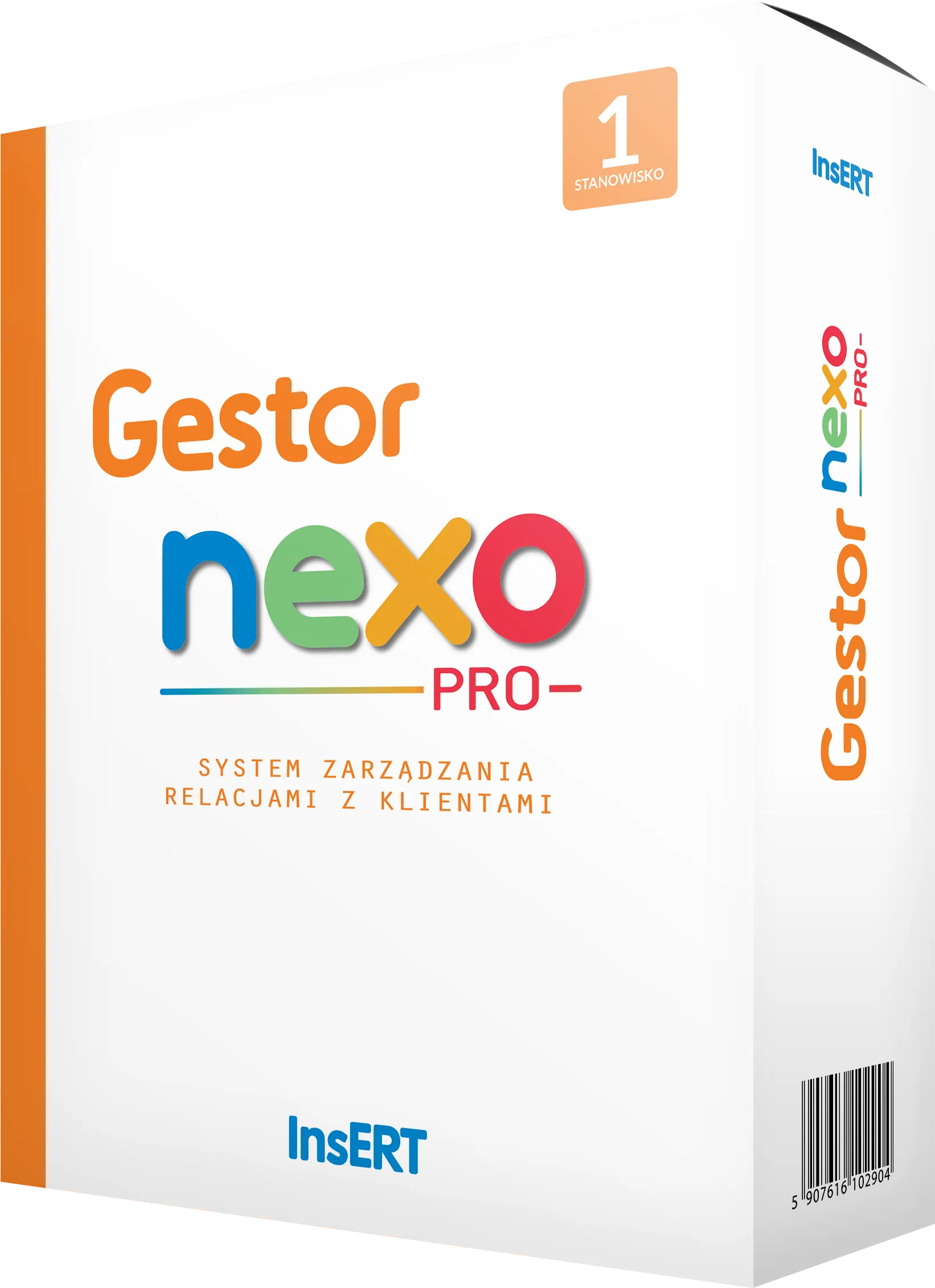 Pudełko programu Gestor nexo PRO.